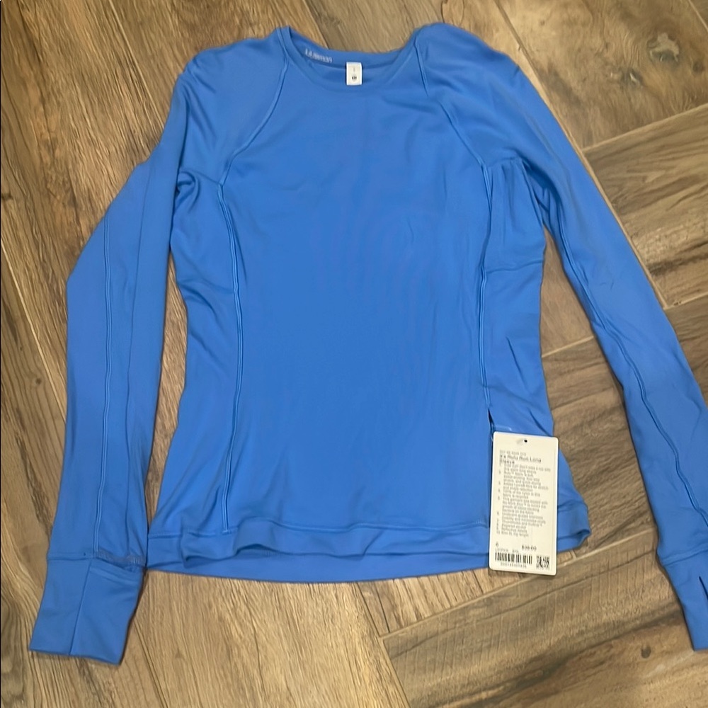 Lululemon Blue Long Sleeve Top